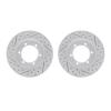 2002-67023 Geoperformance Drilled/Slotted Brake Rotors, 1998-2015 Infiniti/Nissan, Position: Front - image 1