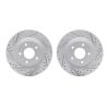 2002-67028 Geoperformance Drilled/Slotted Brake Rotors, 2011-2019 Infiniti/Nissan, Position: Front - image 1