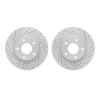 2002-67039 Geoperformance Drilled/Slotted Brake Rotors, 2013-2019 Infiniti/Nissan, Position: Front - image 1