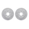 2002-67042 Geoperformance Drilled/Slotted Brake Rotors, Fits Select Infiniti/Nissan, Position: Front - image 1
