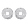 2002-67045 Geoperformance Drilled/Slotted Brake Rotors, 1990-2006 Infiniti/Nissan, Position: Rear - image 1