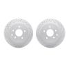 2002-67046 Geoperformance Drilled/Slotted Brake Rotors, Fits Select Multiple Makes/Models, Position: Rear - image 1