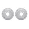 2002-67048 Geoperformance Drilled/Slotted Brake Rotors, 2004-2015 Infiniti/Nissan, Position: Rear - image 1