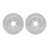 2002-67051 Geoperformance Drilled/Slotted Brake Rotors, 1989-1996 Infiniti/Nissan, Position: Rear - image 1