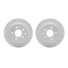 2002-67052 Geoperformance Drilled/Slotted Brake Rotors, Fits Select Multiple Makes/Models, Position: Rear - image 1