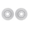 2002-68000 Geoperformance Drilled/Slotted Brake Rotors, 2005-2014 Infiniti/Nissan, Position: Front - image 1