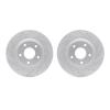 2002-68002 Geoperformance Drilled/Slotted Brake Rotors, 2003-2005 Infiniti/Nissan, Position: Front - image 1