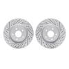 2002-68003 Geoperformance Drilled/Slotted Brake Rotors, 2003-2008 Infiniti/Nissan, Position: Front - image 1