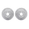 2002-68008 Geoperformance Drilled/Slotted Brake Rotors, 2003-2008 Infiniti/Nissan, Position: Rear - image 1