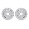 2002-68009 Geoperformance Drilled/Slotted Brake Rotors, 2007-2015 Infiniti/Nissan, Position: Rear - image 1