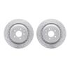 2002-68010 Geoperformance Drilled/Slotted Brake Rotors, 2008-2020 Infiniti/Nissan, Position: Rear - image 1