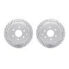 2002-68013 Geoperformance Drilled/Slotted Brake Rotors, Fits Select Infiniti/Nissan, Position: Rear - image 1