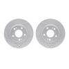 2002-72002 Geoperformance Drilled/Slotted Brake Rotors, 2000-2012 Multiple Makes/Models, Position: Front - image 1