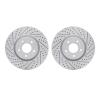 2002-72012 Geoperformance Drilled/Slotted Brake Rotors, 2003-2006 Mitsubishi, Position: Front - image 1