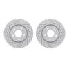 2002-72015 Geoperformance Drilled/Slotted Brake Rotors, 2009-2015 Mitsubishi, Position: Front - image 1
