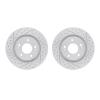 2002-72017 Geoperformance Drilled/Slotted Brake Rotors, Fits Select Mitsubishi, Position: Front - image 1