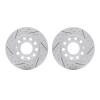 2002-73030 Geoperformance Drilled/Slotted Brake Rotors, 2002-2006 Audi/Volkswagen, Position: Rear - image 1