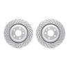 2002-73038 Geoperformance Drilled/Slotted Brake Rotors, 2005-2011 Audi/Volkswagen, Position: Rear - image 1