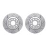 2002-73044 Geoperformance Drilled/Slotted Brake Rotors, Fits Select Audi/Volkswagen, Position: Rear - image 1