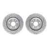 2002-73050 Geoperformance Drilled/Slotted Brake Rotors, 2008-2015 Audi/Volkswagen, Position: Rear - image 1