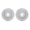2002-74006 Geoperformance Drilled/Slotted Brake Rotors, 2006-2013 Audi/Volkswagen, Position: Front - image 1