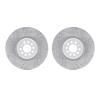 2002-74008 Geoperformance Drilled/Slotted Brake Rotors, 2004-2006 Audi/Volkswagen, Position: Front - image 1