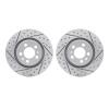 2002-74013 Geoperformance Drilled/Slotted Brake Rotors, 1998-2015 Audi/Volkswagen, Position: Front - image 1