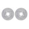 2002-74015 Geoperformance Drilled/Slotted Brake Rotors, 1986-2008 Audi/Volkswagen, Position: Front - image 1