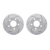 2002-74018 Geoperformance Drilled/Slotted Brake Rotors, 1992-2005 Audi/Volkswagen, Position: Rear - image 1