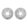 2002-74019 Geoperformance Drilled/Slotted Brake Rotors, 1998-2020 Multiple Makes/Models, Position: Rear - image 1