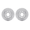 2002-74020 Geoperformance Drilled/Slotted Brake Rotors, Fits Select Multiple Makes/Models, Position: Rear - image 1