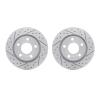 2002-74026 Geoperformance Drilled/Slotted Brake Rotors, 1999-2005 Audi/Volkswagen, Position: Rear - image 1