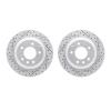 2002-74027 Geoperformance Drilled/Slotted Brake Rotors, 2003-2018 Multiple Makes/Models, Position: Rear - image 1