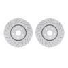 2002-75004 Geoperformance Drilled/Slotted Brake Rotors, 2007-2011 Lexus/Toyota/Scion, Position: Front - image 1