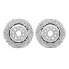 2002-75011 Geoperformance Drilled/Slotted Brake Rotors, Fits Select Lexus/Toyota/Scion, Position: Front - image 1