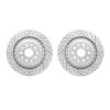 2002-75022 Geoperformance Drilled/Slotted Brake Rotors, Fits Select Lexus/Toyota/Scion, Position: Rear