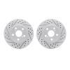 2002-76001 Geoperformance Drilled/Slotted Brake Rotors, 2010-2017 Lexus/Toyota/Scion, Position: Front - image 1