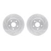 2002-76003 Geoperformance Drilled/Slotted Brake Rotors, 2002-2015 Lexus/Toyota/Scion, Position: Front - image 1