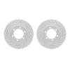 2002-76008 Geoperformance Drilled/Slotted Brake Rotors, 2003-2009 Lexus/Toyota/Scion, Position: Front - image 1