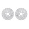 2002-76016 Geoperformance Drilled/Slotted Brake Rotors, 2008-2019 Multiple Makes/Models, Position: Front - image 1