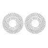 2002-76020 Geoperformance Drilled/Slotted Brake Rotors, 1995-2004 Lexus/Toyota/Scion, Position: Front - image 1