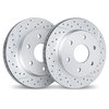 2002-76020 Geoperformance Drilled/Slotted Brake Rotors, 1995-2004 Lexus/Toyota/Scion, Position: Front - image 2