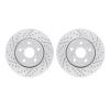 2002-76023 Geoperformance Drilled/Slotted Brake Rotors, Fits Select Lexus/Toyota/Scion, Position: Front - image 1