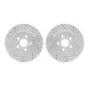 2002-76024 Geoperformance Drilled/Slotted Brake Rotors, Fits Select Lexus/Toyota/Scion, Position: Front - image 1
