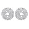 2002-76025 Geoperformance Drilled/Slotted Brake Rotors, Fits Select Lexus/Toyota/Scion, Position: Front - image 1