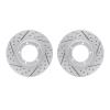 2002-76035 Geoperformance Drilled/Slotted Brake Rotors, 1995-2004 Lexus/Toyota/Scion, Position: Front - image 1