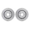 2002-76037 Geoperformance Drilled/Slotted Brake Rotors, 2009-2015 Lexus/Toyota/Scion, Position: Front - image 1