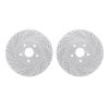 2002-76039 Geoperformance Drilled/Slotted Brake Rotors, Fits Select Multiple Makes/Models, Position: Rear - image 1