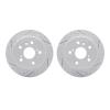 2002-76041 Geoperformance Drilled/Slotted Brake Rotors, 1992-2003 Lexus/Toyota/Scion, Position: Rear - image 1