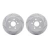 2002-76044 Geoperformance Drilled/Slotted Brake Rotors, 2007-2012 Lexus/Toyota/Scion, Position: Rear - image 1
